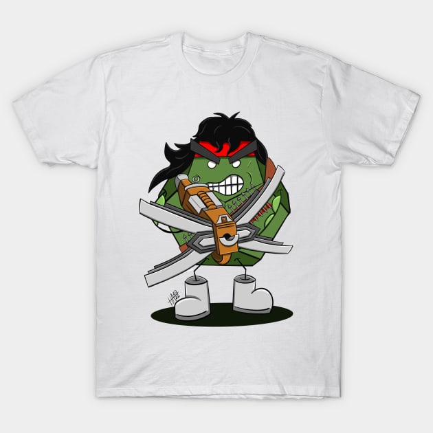 Barbarian/Ranger D12 T-Shirt by AlstonArt